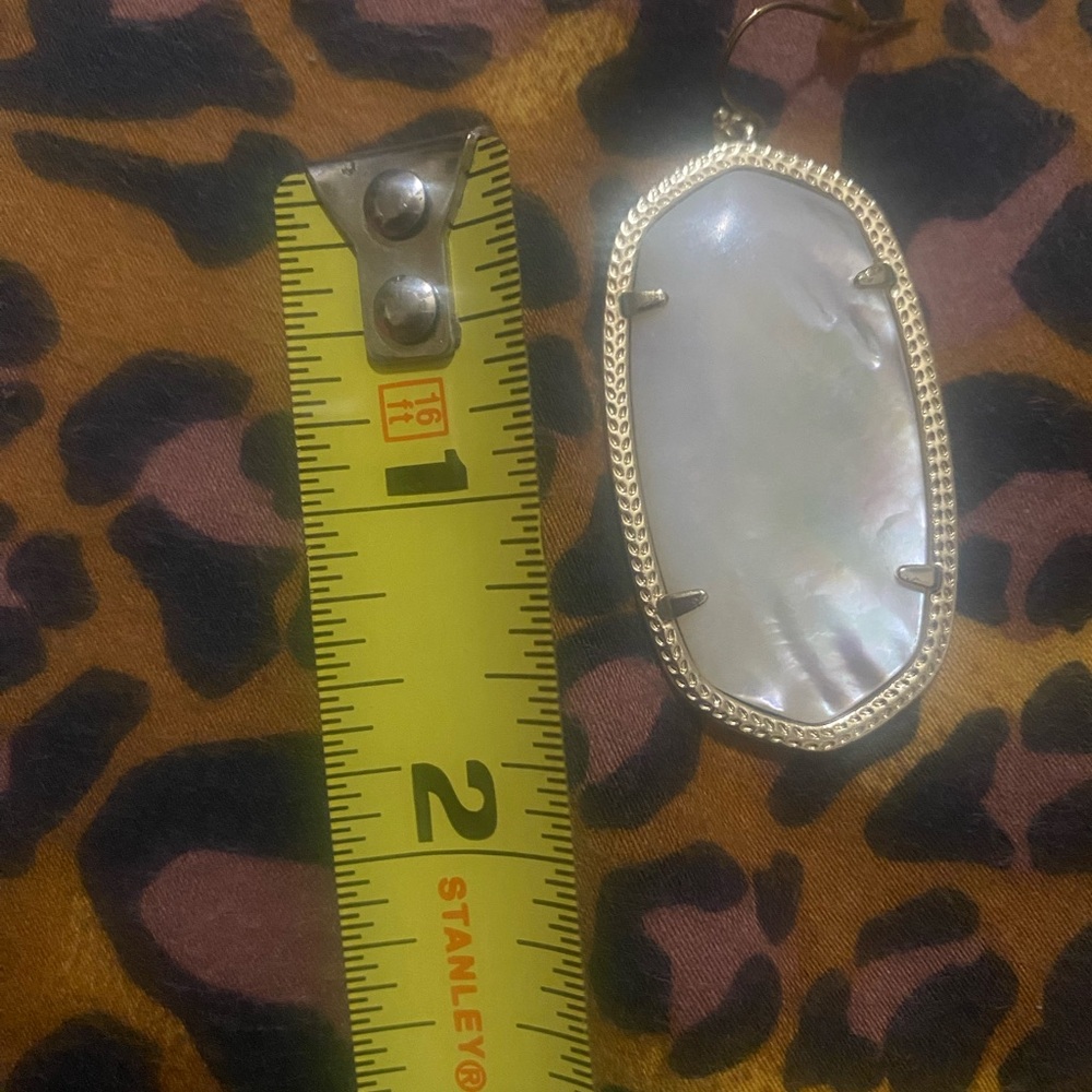Kendra Scott-Mother of Pearl-Rayne Necklace & Elle Earrings - Picture 4 of 4